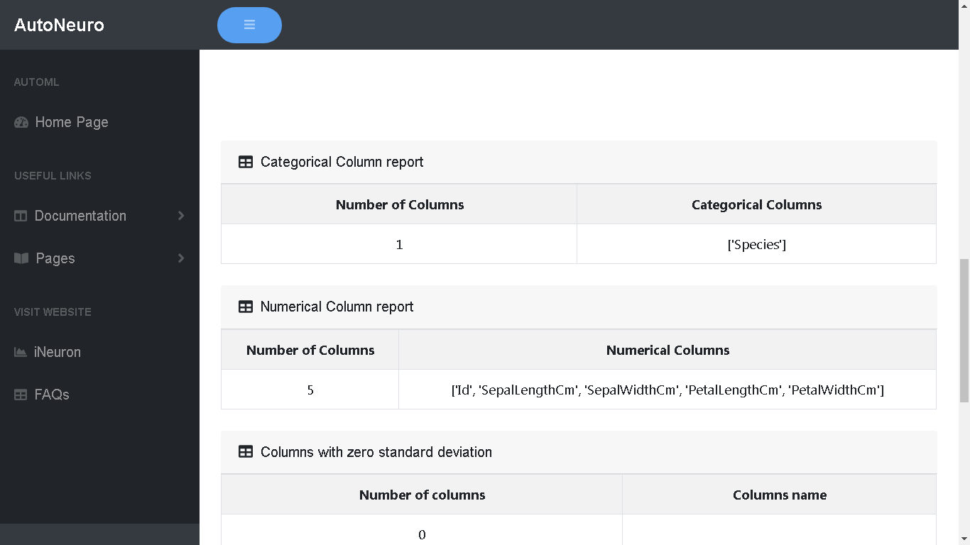 Data Table